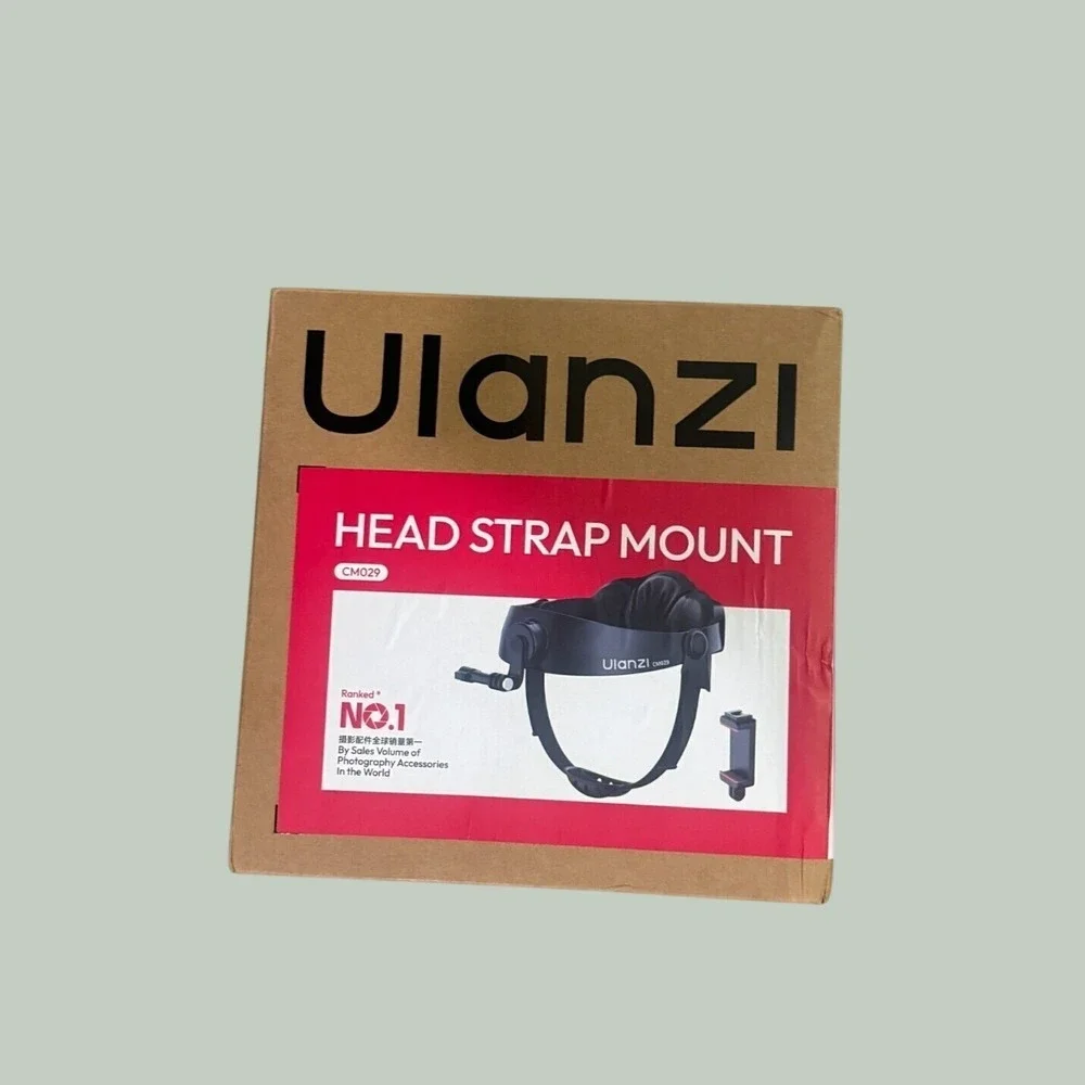 Ulanzi CM029 Head Strap Mount GoPro Smartphone POV Vlogging Camera Holder